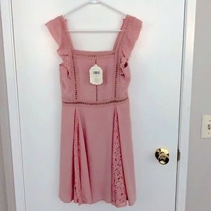 NWT Altar’d State boho gauzey lace a-line dress